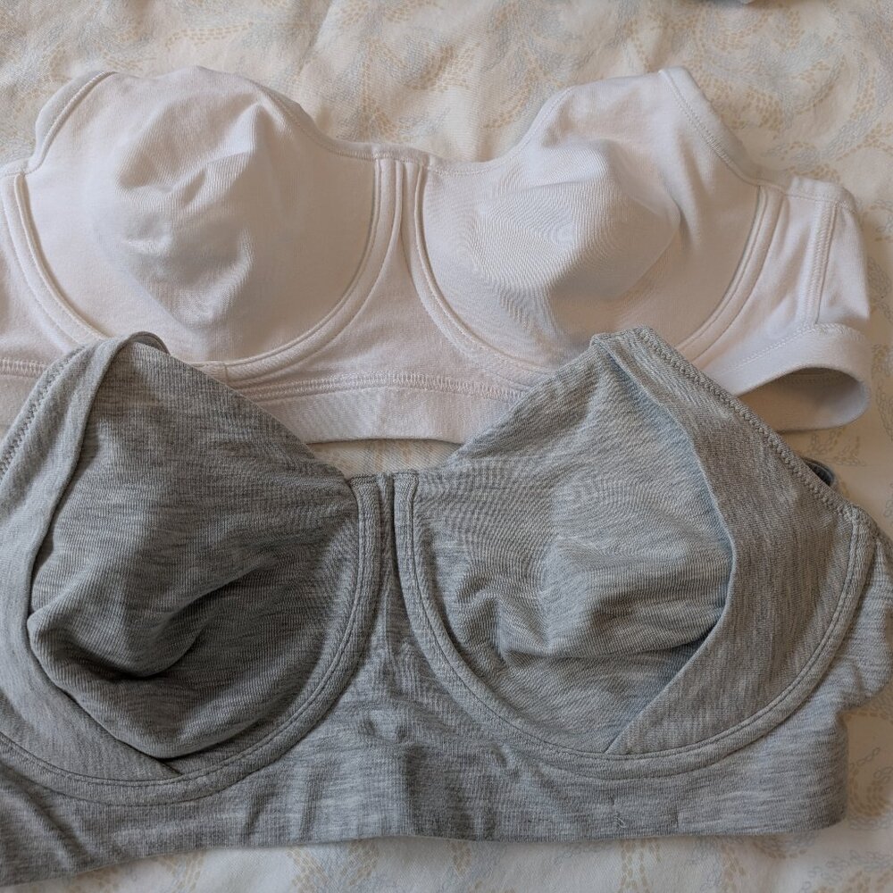 Lily of France and Natori cotton bras